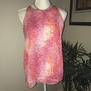 Violet + Claire Layered Sleeveless Poly Top S